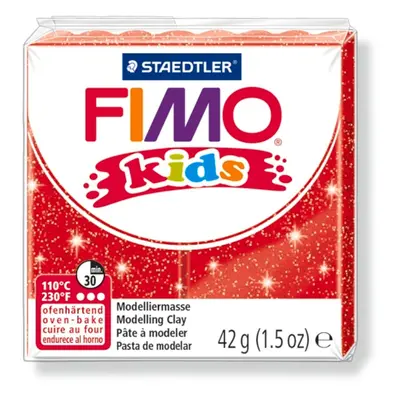 Staedtler FIMO Kids 42g (8030-212) červená s třpytkami - 1 ks