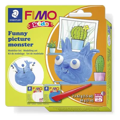 Staedtler Sada FIMO kids Funny modrá příšera - 1 sada