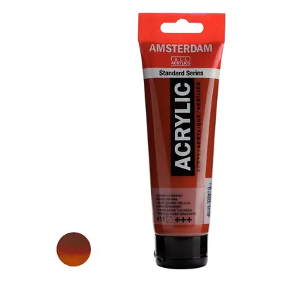 Royal Talens Amsterdam akrylová barva v tubě Standart Series 120 ml 411 Burnt Sienna - 1 ks