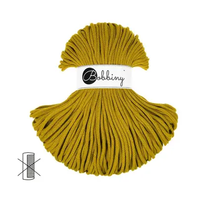 Bobbiny Macramé šňůra Premium 5mm Spicy Yellow - 1 ks