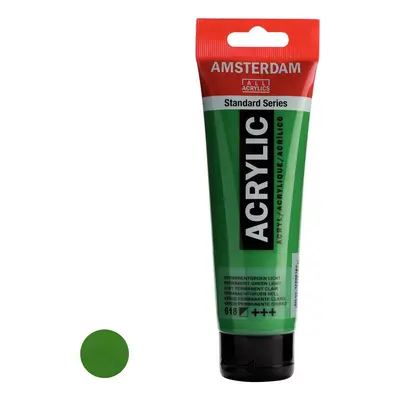 Royal Talens Amsterdam akrylová barva v tubě Standart Series 120 ml 618 Permanent Green light - 