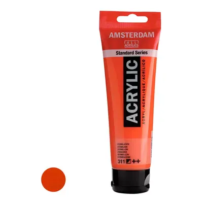 Royal Talens Amsterdam akrylová barva v tubě Standart Series 120 ml 311 Vermilion - 1 ks