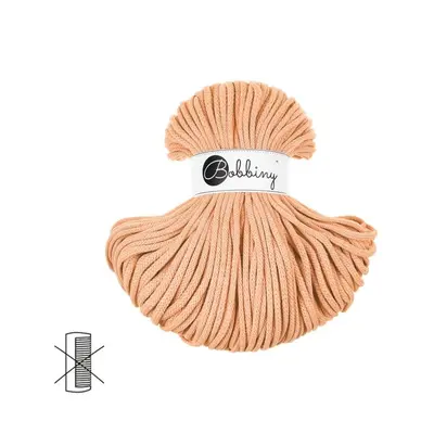 Bobbiny Macramé šňůra Premium 5 mm Peach Fuzz - 1 ks