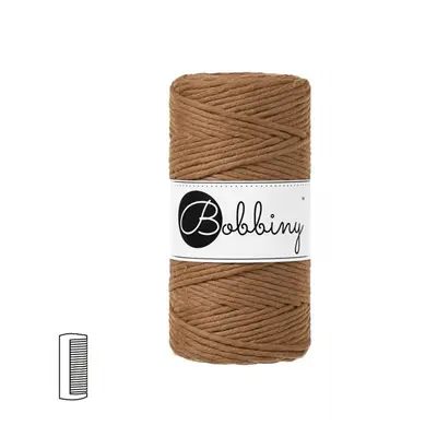 Bobbiny Macramé příze Regular 3mm Caramel - 1 ks