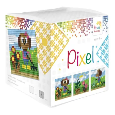 Pixelhobby Sada Pixel kostka pes zahradník 3ks - 1 sada