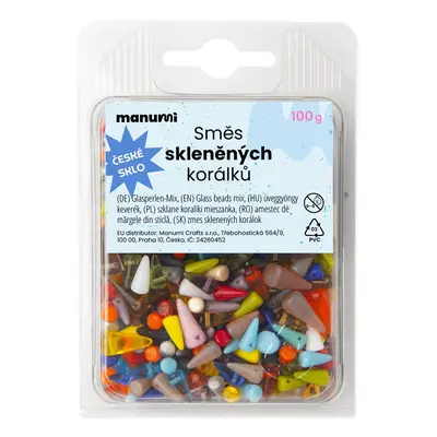 PRECIOSA směs skleněných korálků trny - 100 g