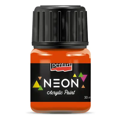 PENTART akrylová barva neonová 30ml oranžová - 1 ks