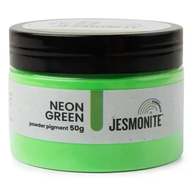 JESMONITE neonový minerální práškový pigment zelený - 1 ks