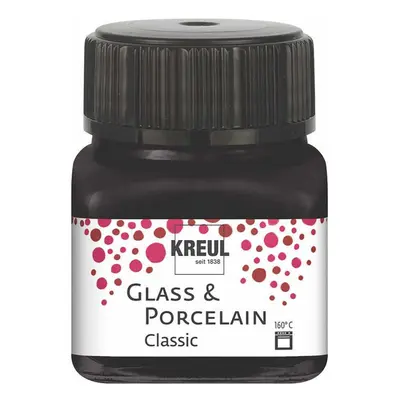 Kreul Barva na sklo a porcelán KREUL classic 20ml černá - 1 ks