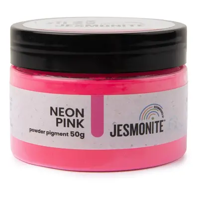 JESMONITE neonový minerální práškový pigment růžový - 1 ks