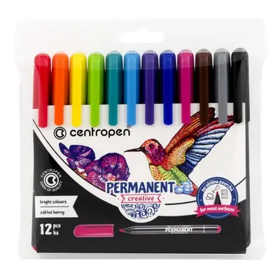 Centropen fixy Permanent Creative 2896 sada 12ks - 1 balení