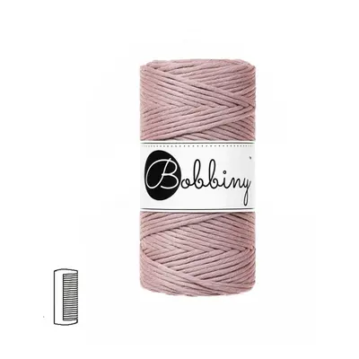 Bobbiny Macramé příze Regular 3mm Mauve - 1 ks