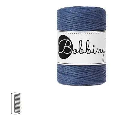 Bobbiny Macramé příze Baby 1,5mm Jeans - 1 ks