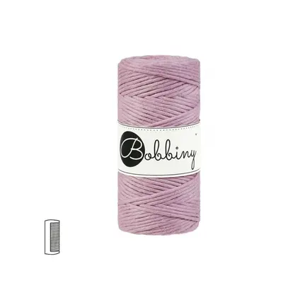 Bobbiny Macramé příze Regular 3mm Dusty pink - 1 ks