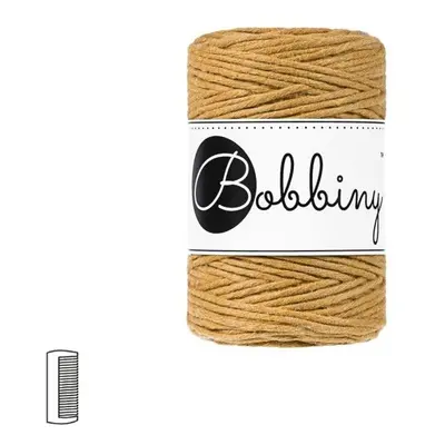 Bobbiny Macramé příze Baby 1,5mm Mustard - 1 ks