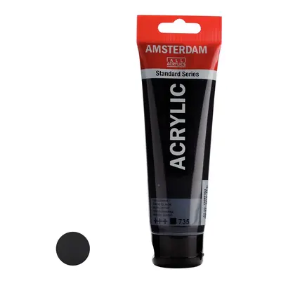 Royal Talens Amsterdam akrylová barva v tubě Standart Series 120 ml 735 Oxide Black - 1 ks