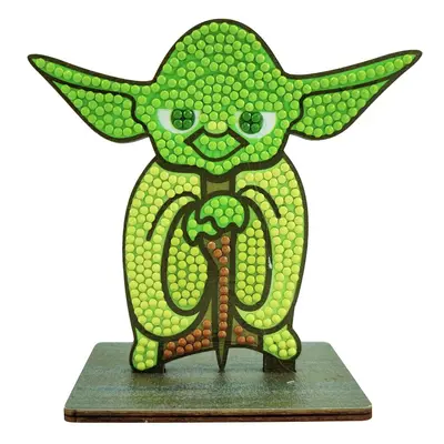 Diamantové malování postava Star Wars Yoda - 1 ks