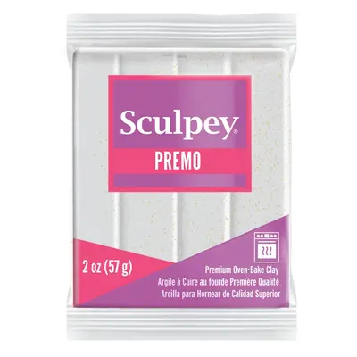 Sculpey PREMO White Gold Glitter bílozlatá s glitry - 1 ks