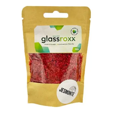 Jesmonite skleněné kamínky GlassRoxx červené 150 g - 3 ks