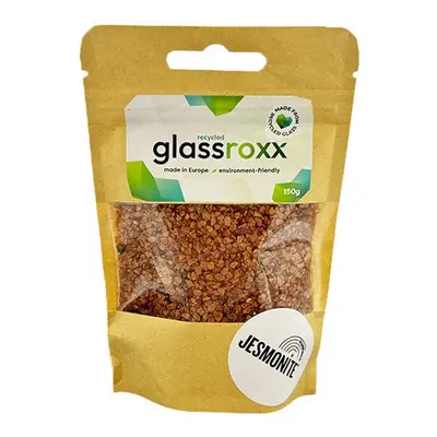 Jesmonite skleněné kamínky GlassRoxx v barvě bronzu 150 g - 1 ks