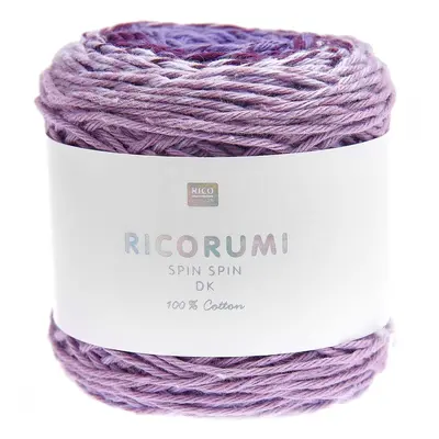 Rico Design Háčkovací příze Ricorumi Spin Spin odstín 008 fialová - 1 ks