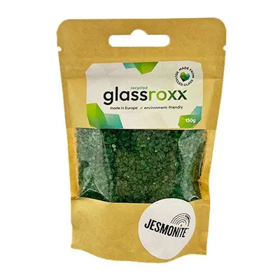 Jesmonite skleněné kamínky GlassRoxx zelené 150 g - 3 ks