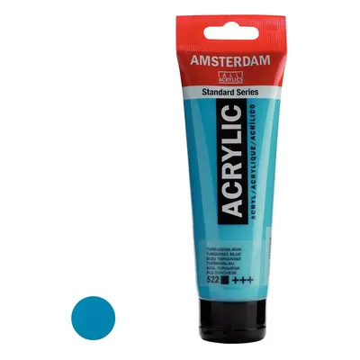 Royal Talens Amsterdam akrylová barva v tubě Standart Series 120 ml 522 Turquoise Blue - 1 ks