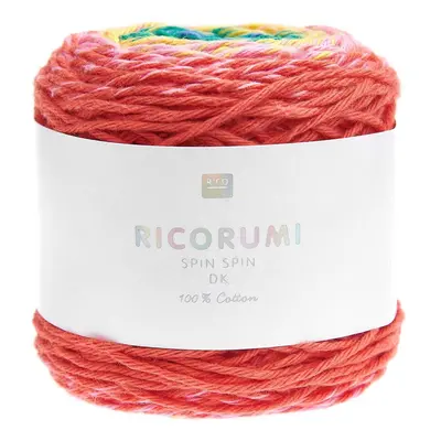 Rico Design Háčkovací příze Ricorumi Spin Spin odstín 018 klasická duha - 1 ks