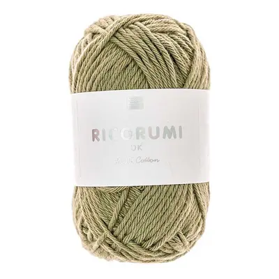 Rico Design Bavlněná háčkovací příze Ricorumi dk odstín 078 khaki - 3 ks