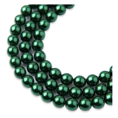 Manumi české voskové perle 6mm Emerald - 150 ks