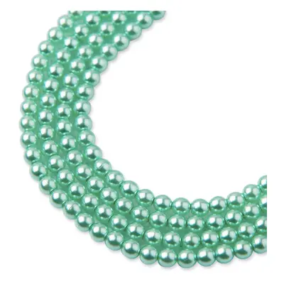 Manumi české voskové perle 3mm Mint green - 60 ks