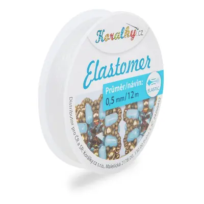 Manumi Elastomer 0,5mm/12m čirý - 1 ks