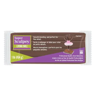 Sculpey Super 454 g Living Doll Espresso - 3 ks