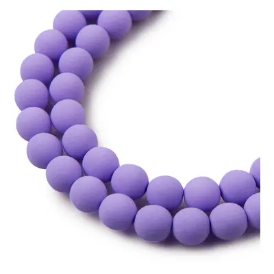 Estrela České mačkané korálky Estrela BONDELI 8 mm soft violet - 22 ks