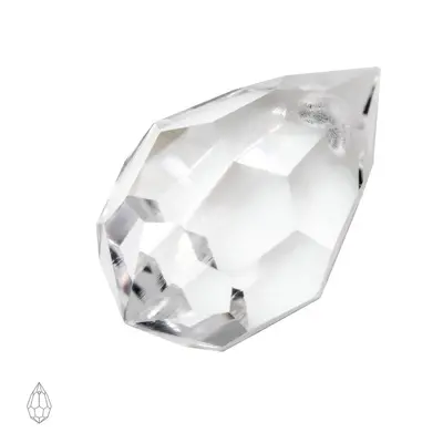 Preciosa MC přívěsek kapka 681 6x10mm Crystal - 4 ks