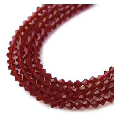 Manumi české cínové perle 4 mm Garnet - 135 ks