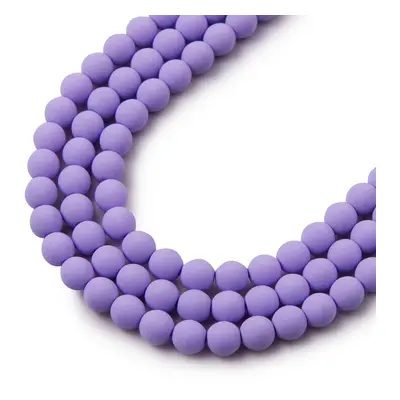 Estrela České mačkané korálky Estrela BONDELI 4 mm soft violet - 45 ks