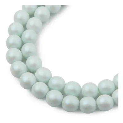 Manumi České mačkané korálky Manumi 8 mm pearl mint - 22 ks