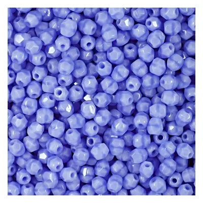 Manumi české broušené korálky 3mm Opaque Sapphire - 60 ks