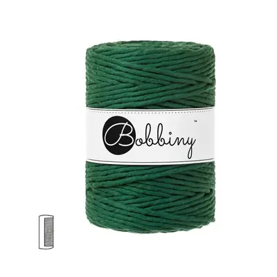 Bobbiny Macramé příze XXL 5mm Pine green - 1 ks