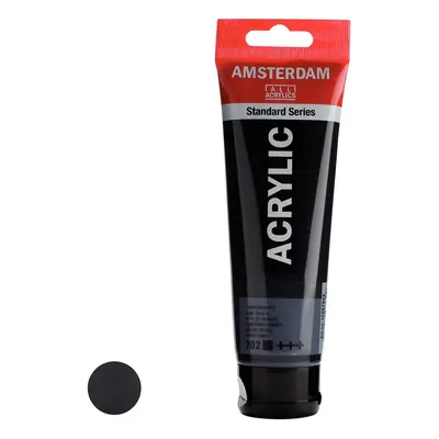 Royal Talens Amsterdam akrylová barva v tubě Standart Series 120 ml 702 Lamp Black - 1 ks