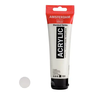 Royal Talens Amsterdam akrylová barva v tubě Standart Series 120 ml 105 Titan White - 1 ks