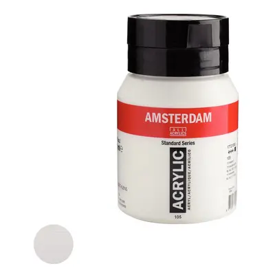 Royal Talens Amsterdam akrylová barva v dóze Standart Series 500 ml 105 Titanium White - 1 ks