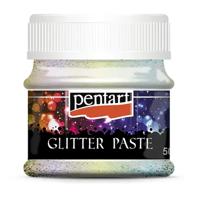 PENTART glitrová pasta fine 50ml duhová - 1 ks