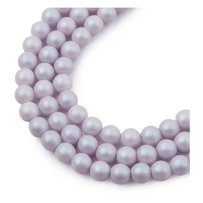 Manumi České mačkané korálky Manumi 6 mm pearl violet - 300 ks