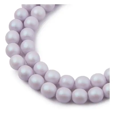 Manumi České mačkané korálky Manumi 8 mm pearl violet - 22 ks