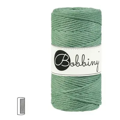 Bobbiny Macramé příze Regular 3mm Eucalyptus green - 1 ks