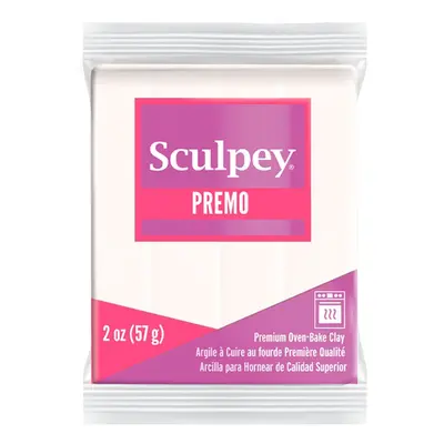 Sculpey PREMO White Translucent průhledná ledová bílá - 5 ks - 5 ks