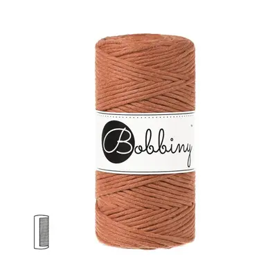 Bobbiny Macramé příze Regular 3mm Terracota - 1 ks