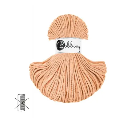 Bobbiny Macramé šňůra Junior 3 mm Peach Fuzz - 1 ks